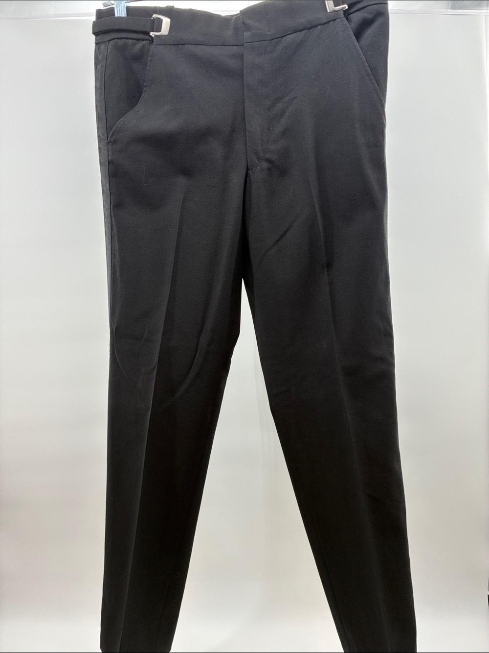 Men's Black Tailored Dress Pants